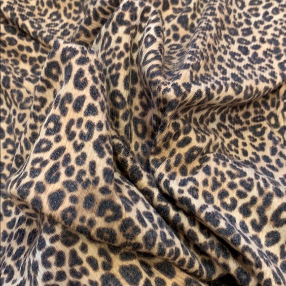 PINK Low-back cheetah print ribbed tank top - Picture 4 of 6